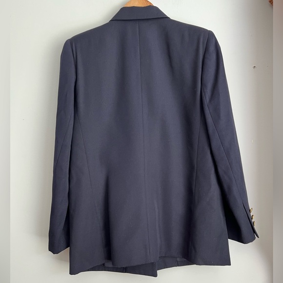 Vintage Worthington Blazer Navy Professional Suit Jacket Petite Size 6 Women - Picture 2 of 4